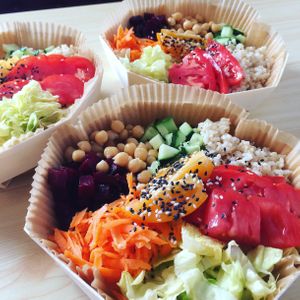 Salade at Open Gare in Biarritz