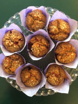 muffins aux fruits rouges at Open Gare in Biarritz