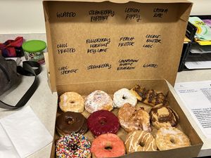 Assorted vegan dozen.   at Pepperbox Doughnuts - Design Center  in Charlotte
