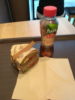 Vegan sandwich. at backWERK in Munich