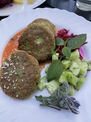 Falafel  at Vilties Vaistinės Arbatine in Kaunas