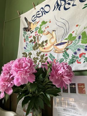 Beautiful inside  at Vilties Vaistinės Arbatine in Kaunas