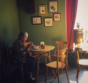 interior at Vilties Vaistinės Arbatine in Kaunas