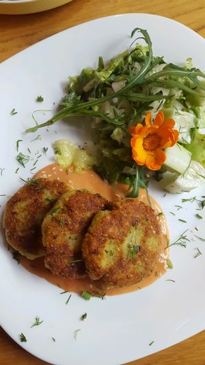 Falafel at Vilties Vaistinės Arbatine in Kaunas