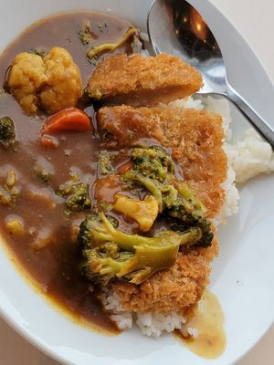Curry with fake meat at IKEA in Nagakute