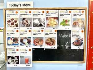 Menu  at E-PACS Vegan Cafe in East Tamaki