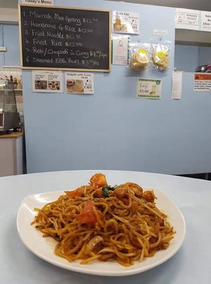 Mamak Mee Goreng at E-PACS Vegan Cafe in East Tamaki