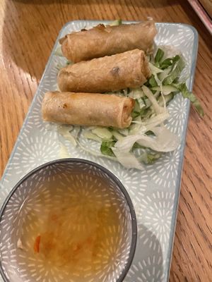 Spring rolls with tofu  at vEATnam in Villach