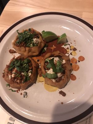 Sopes  at El Planta in South Brisbane