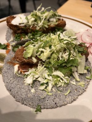 Pescado tacos  at El Planta in South Brisbane