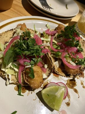 Fish tacos   at El Planta in South Brisbane