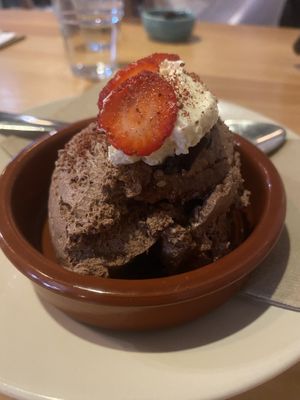 Chocolate moussee  at El Planta in South Brisbane