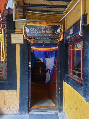 Turn right after entering the hotel at House of Shambhala in Tibet