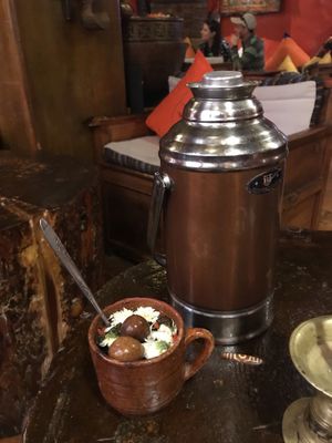 beyond tea ))) amazing combination to make you feel happy  at House of Shambhala in Tibet