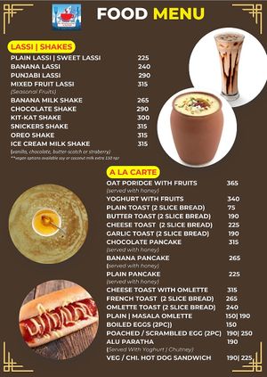 Food Menu Page 2 at Ace Himalayan Cafe Restaurant & Bar in Kathmandu