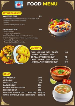 Food Menu Page 4 at Ace Himalayan Cafe Restaurant & Bar in Kathmandu