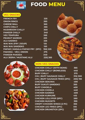 Food Menu Page 12 at Ace Himalayan Cafe Restaurant & Bar in Kathmandu