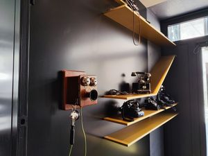 Decor (former postal building) at Piu in Zurich