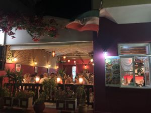 Out view at Saffron in Rhodes