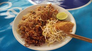 Pad Thai no egg♥️ 30.000 at Lai Khan Ahan Lao Food in Luang Prabang