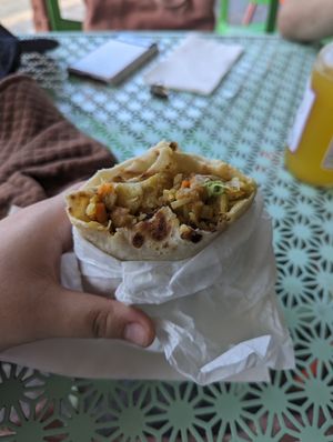 Vegan roti at The Roti Shack in Cairns