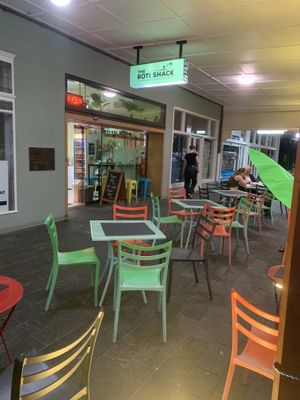Outside  at The Roti Shack in Cairns