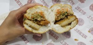 Quorn nuggets and tempeh at Epi x Rebel in Central Singapore