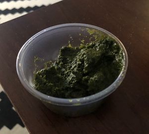 Coriander chutney   at Punjab Grill in Abu Dhabi
