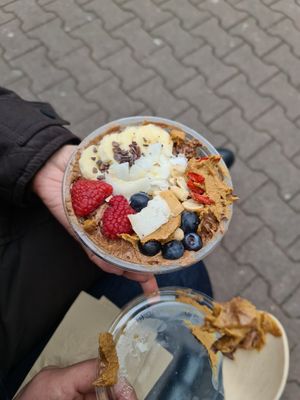 Nicecream bowl  #Veganuary at Plants & Cakes in Frankfurt