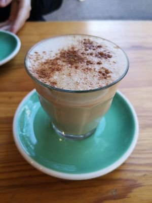 Chai Latte at Plants & Cakes in Frankfurt