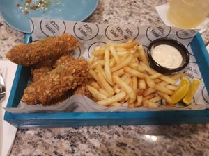 Fish fingers at Karma in Panama City