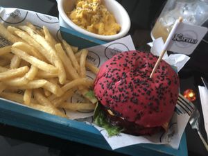 Great burger at Karma in Panama City