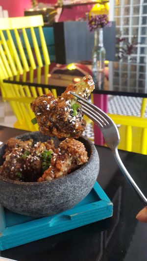 Broccoli tempura 💚💚 at Karma in Panama City