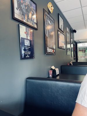 Booths and decor  at Seitan's Realm in Columbus