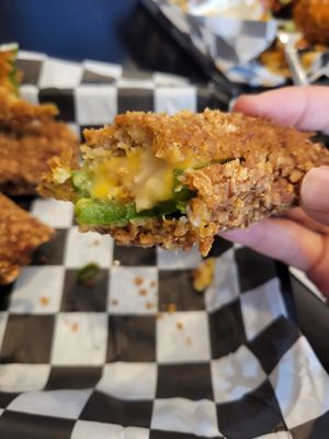 Jalapeño poppers at Seitan's Realm in Columbus