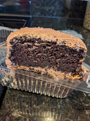 Devil's food cake at Seitan's Realm in Columbus