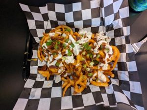 Loaded Fries at Seitan's Realm in Columbus