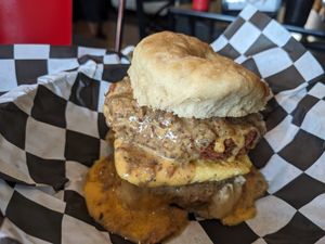 Chickee Bisckee at Seitan's Realm in Columbus