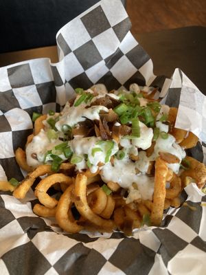 Loaded fries  at Seitan's Realm in Columbus