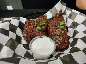 BBQ seitan at Seitan's Realm in Columbus