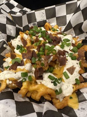Loaded fries  at Seitan's Realm in Columbus