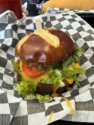 Dude ranch chicken sandwich  at Seitan's Realm in Columbus