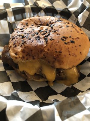 Beef and chedduh  at Seitan's Realm in Columbus