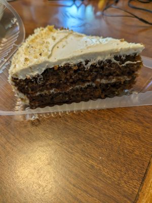 Carrot cake at Seitan's Realm in Columbus