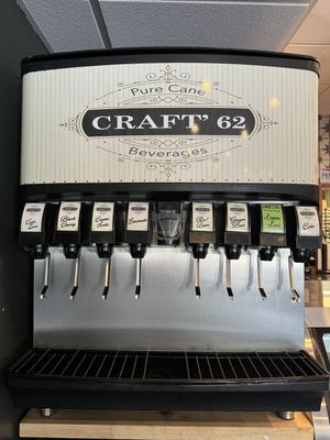 Craft soda, they said refills are free  at Seitan's Realm in Columbus