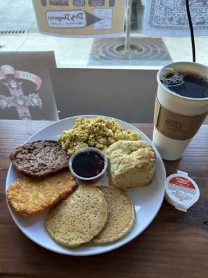 Big ass breakfast   at Seitan's Realm in Columbus