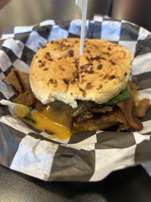 The boss  at Seitan's Realm in Columbus