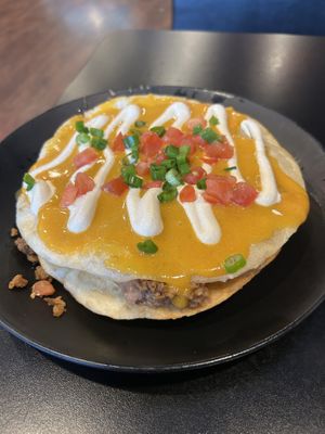 Mexican pizza   at Seitan's Realm in Columbus