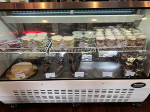 The Potato Salad was yummy and the German Chocolate Cake satisfied my sweet tooth    at Seitan's Realm in Columbus