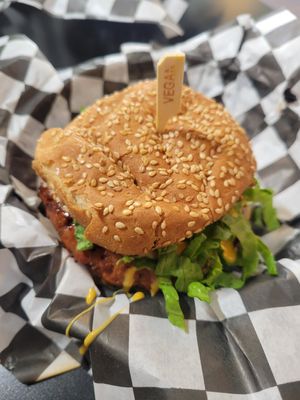 Anarchy Burger at Seitan's Realm in Columbus